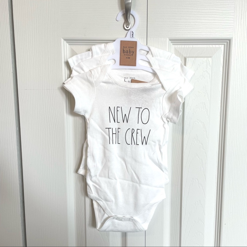 NWT Rae Dunn Baby Onesie Bodysuit Set - Picture 2 of 4